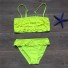 Stílusos lány bikini J2281 zöld
