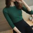 Stílusos női pulóver J848 zöld
