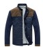 Stilvolle Herren-Frühlings-/Herbstjacke J1449 blau-braun