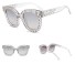 Stilvolle Retro-Sonnenbrille für Damen J3017 grau