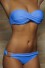 Stilvoller Damenbikini blau