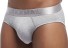 Stilvoller Herren-Slip A1350 grau