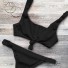 Stilvoller sexy Damenbikini J2746 schwarz