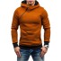 Stilvolles Herren-Sweatshirt mit interessantem Reißverschluss J946 hellbraun