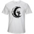 Stilvolles Herren-T-Shirt mit dem Mond J3242 schwarz-blau