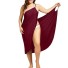 Strandkleid für Damen weinrot