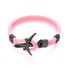 String-Armband Flugzeug rosa