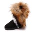 Stylische Damen-Winterstiefel mit Fell J1783 schwarz