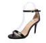 Stylische Damensandalen mit Stilettoabsatz schwarz