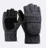 Stylische fingerlose Handschuhe J2742 dunkelgrau