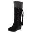 Stylische Winterstiefel J2288 schwarz