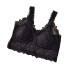 Stylischer Bralette-BH J1613 schwarz