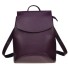 Stylischer Damenrucksack J3540 dunkelviolett