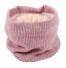 Stylisches Unisex-Schlauchschal mit Fell J3177 rosa