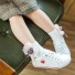 Stylové dívčí ponožky bílá