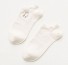 Štýlové ponožky s obrázkami biela