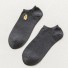 Štýlové ponožky s obrázkami tmavo sivá