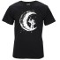 Stylowa męska koszulka z księżycem J3242 czarny