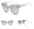 Stylowe damskie okulary przeciwsłoneczne retro J3017 szary