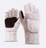 Stylowe rękawiczki bez palców J2742 kremowy