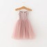 Sukienka balowa dla dziewczynki N78 różowy