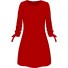 Sukienka damska Chiara - oversize czerwony