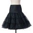 Sukienka damska w stylu vintage z kropkami czarna haleczka