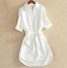 Sukienka mini Ronda monochromatyczna biały