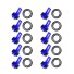 Suporturi de naluci 10 buc albastru
