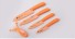 Súprava kvalitných keramických nožov J2963 oranžová