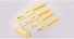 Súprava kvalitných keramických nožov J2963 žltá