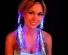 Svítící LED ozdoba do vlasů modrá