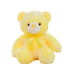Svítící LED plyšový medvídek 32 cm žlutá