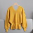 Sweter damski A2341 musztarda