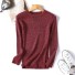 Sweter damski A2957 wino