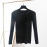 Sweter damski z dzianiny G224 czarny