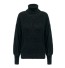 Sweter damski z dzianiny J1838 czarny