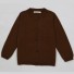 Sweter dziecięcy zapinany na guziki J3287 brązowy