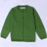 Sweter dziecięcy zapinany na guziki J3287 zielony