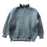 Sweter dziewczęcy L603 ciemnoniebieski