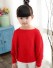Sweter dziewczęcy L616 czerwony
