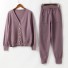 Sweter i spodnie damskie B879 jasny fiolet