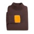 Sweter męski A2608 brązowy