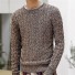 Sweter męski A2610 brązowy