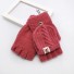 Świąteczne rękawiczki czerwony