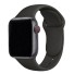 Szilikon szíj Apple Watchhoz 38mm / 40mm / 41mm méretű ML fekete