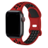 Szilikon szíj Apple Watchhoz 38mm / 40mm / 41mm SM sötét vörös