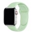 Szilikon szíj Apple Watchhoz 42 mm / 44 mm / 45 mm méretű SM világos zöld