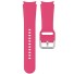 Szilikon szíj Samsung Galaxy Watch 4 40mm T857 telefonhoz sötét rózsaszín