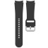 Szilikon szíj Samsung Galaxy Watch 4 Classic 42 mm T859-hez fekete
